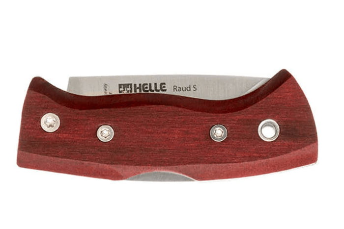 Couteau pliant Helle Raud S H663 manche en bois de bouleau 8cm