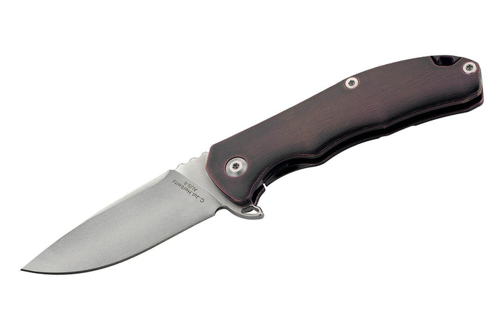 Couteau pliant Herbertz 533010 manche ergonomique en titane grenaillé 10cm