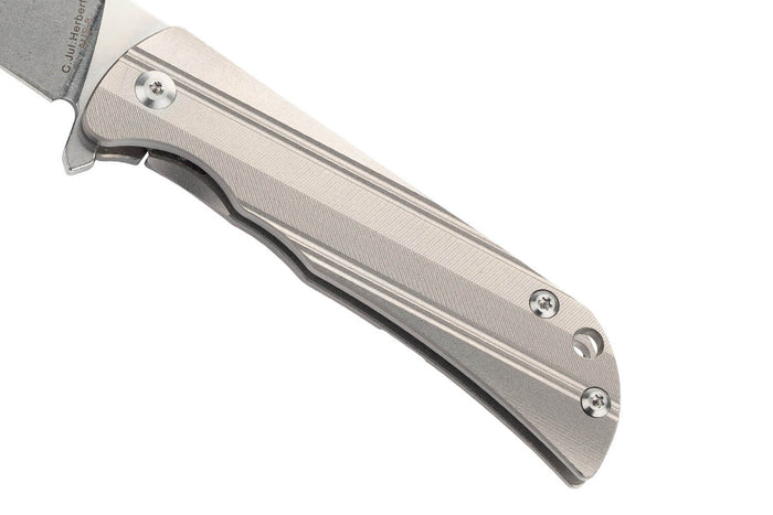 Couteau pliant Herbertz 533211 manche léger et robuste en titane 10,4cm