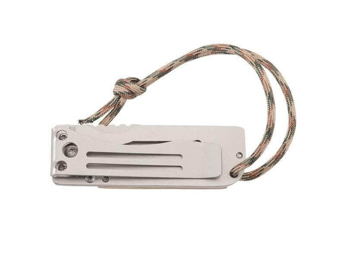 Couteau pliant Herbertz 578208 7.5cm inox/zebra avec lacet