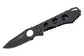 Couteau pliant Herbertz 587510 tout inox revêtement noir manche 10cm
