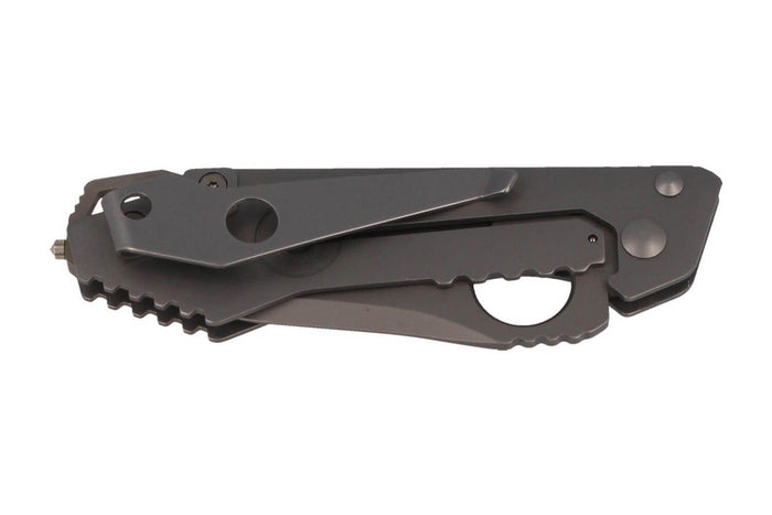 Couteau pliant Herbertz 587610 tout inox finition mat manche 10cm
