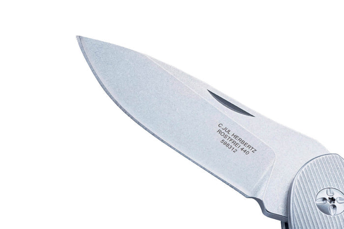 Couteau pliant Herbertz 598312 manche G10 texturé 11,5cm avec mitre en acier inox
