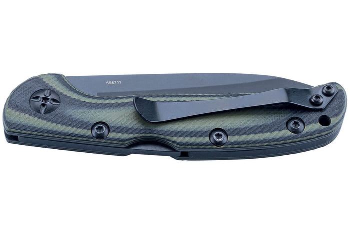 Couteau pliant Herbertz 598711 manche ergonomique G10 bicolore 10,5cm