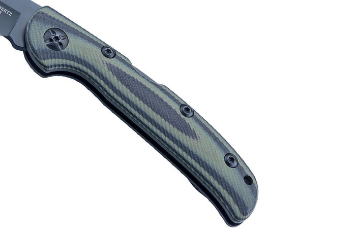 Couteau pliant Herbertz 598711 manche ergonomique G10 bicolore 10,5cm