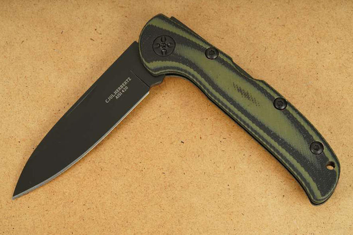 Couteau pliant Herbertz 598711 manche ergonomique G10 bicolore 10,5cm