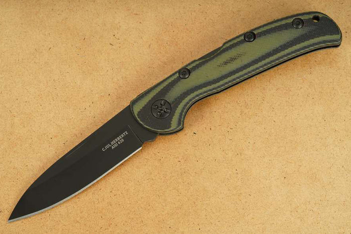 Couteau pliant Herbertz 598711 manche ergonomique G10 bicolore 10,5cm