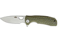 Couteau pliant Honey Badger Flipper Small 01HO010 manche nylon / fibres de verre vert kaki 9,4cm