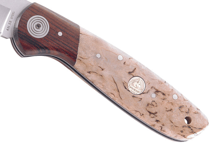 Couteau pliant Puma IP Birch III 341211 manche en bois de bouleau 10,8cm