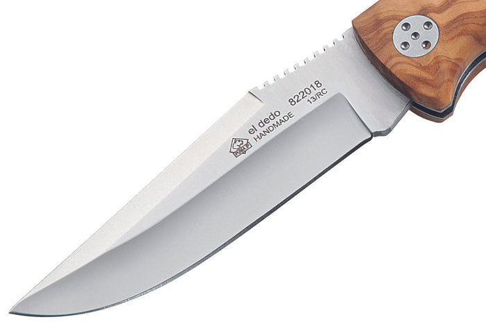 Couteau pliant Puma IP El Dedo 319211 manche olivier 11cm