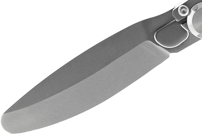 Couteau pliant K2 Kids 812174 manche inox décor planètes 9,5cm + étui suédine