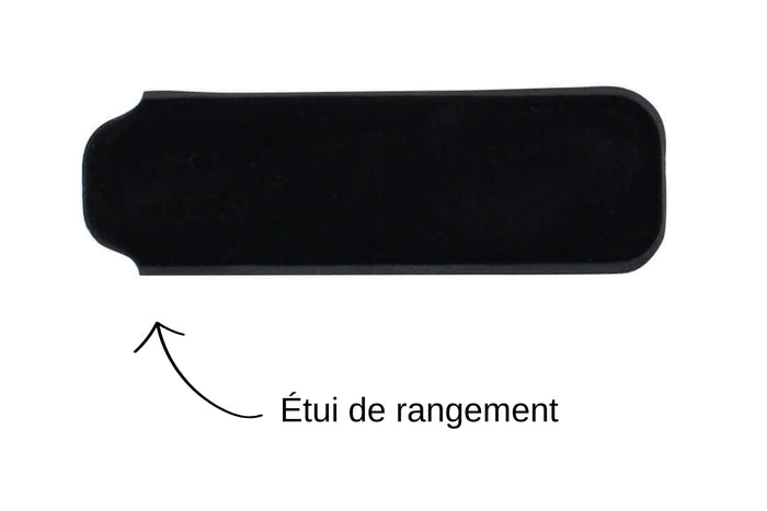 Couteau pliant K2 Kids 812174 manche inox décor planètes 9,5cm + étui suédine