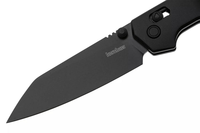 Couteau pliant Kershaw Iridium Reverse Tanto Black 2038RBLK manche en aluminium noir 11,4cm