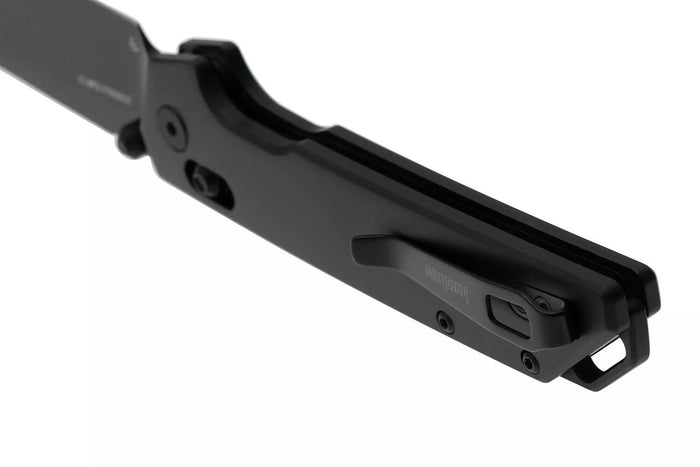 Couteau pliant Kershaw Iridium Reverse Tanto Black 2038RBLK manche en aluminium noir 11,4cm