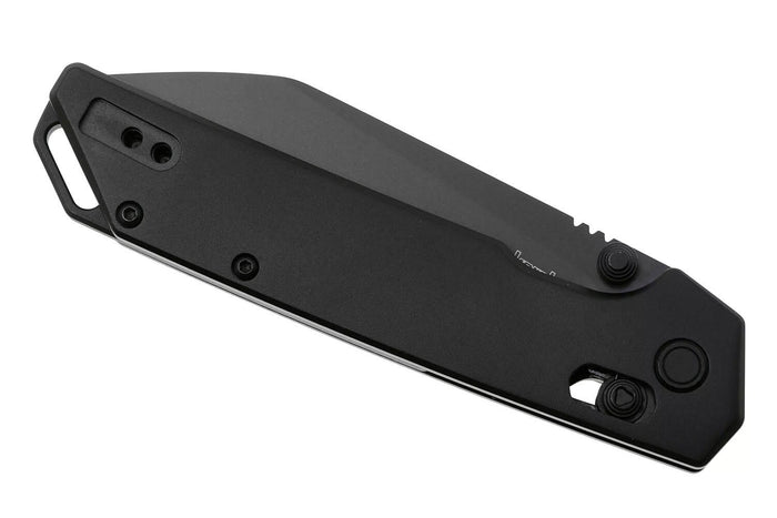Couteau pliant Kershaw Iridium Reverse Tanto Black 2038RBLK manche en aluminium noir 11,4cm