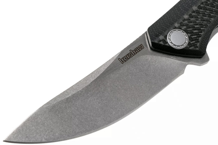Couteau pliant Kershaw KS.4038 Tumbler manche en G10 et fibre de carbone noir 10,2cm