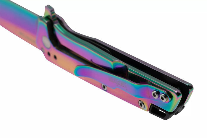 Couteau pliant Kershaw Misdirect KS.1365RBW manche en acier inoxydable rainbow 10,1cm