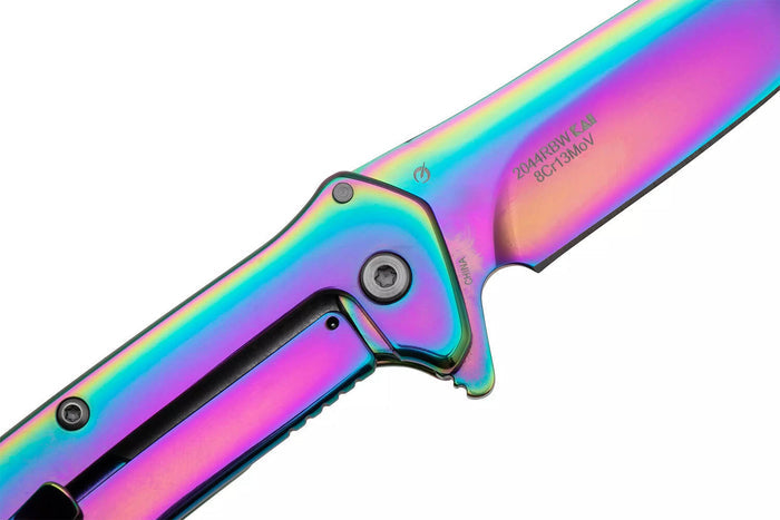 Couteau pliant Kershaw Outcome KS.2044RBW manche en acier inoxydable 9,8cm