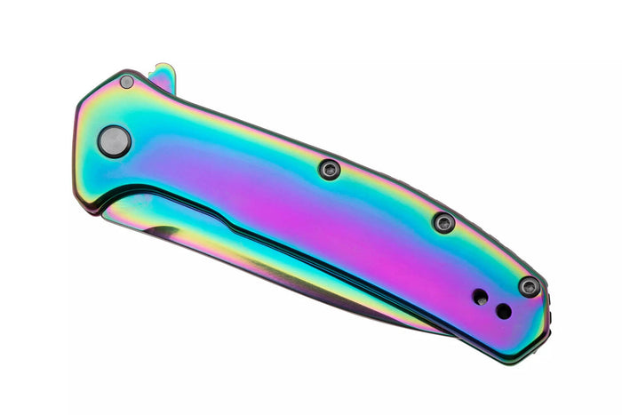 Couteau pliant Kershaw Outcome KS.2044RBW manche en acier inoxydable 9,8cm