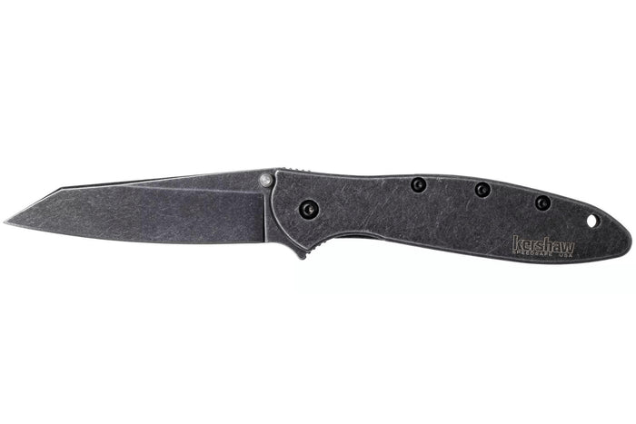 Couteau pliant Kershaw Random Leek Blackwash KS.1660RBW manche en acier inox 10,2cm