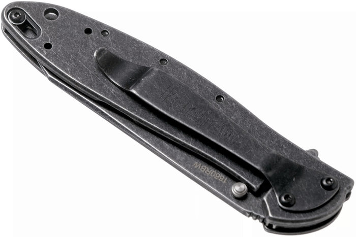 Couteau pliant Kershaw Random Leek Blackwash KS.1660RBW manche en acier inox 10,2cm