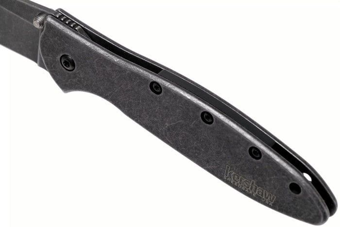 Couteau pliant Kershaw Random Leek Blackwash KS.1660RBW manche en acier inox 10,2cm