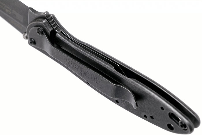 Couteau pliant Kershaw Random Leek Blackwash KS.1660RBW manche en acier inox 10,2cm