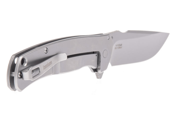Couteau pliant Kershaw Scour KS.1416 manche en acier inoxydable 11cm