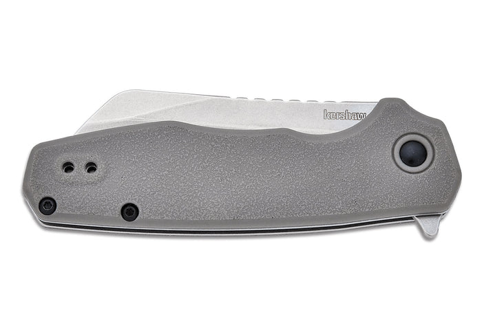 Couteau pliant Kershaw Wharf KS.1414 manche en nylon renforcé de fibre de verre gris 10cm