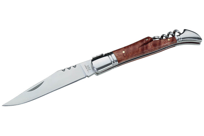 Couteau pliant Laguiole Herbertz 231112 manche bois de cognassier 12cm + tire-bouchon