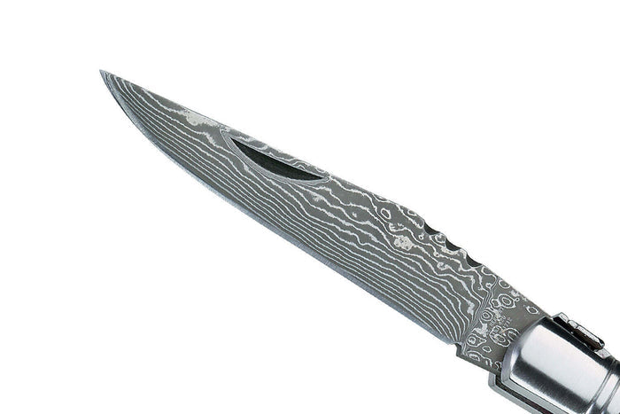 Couteau pliant Laguiole Herbertz 231712 lame damassée manche bois de cognassier 12cm + tire-bouchon
