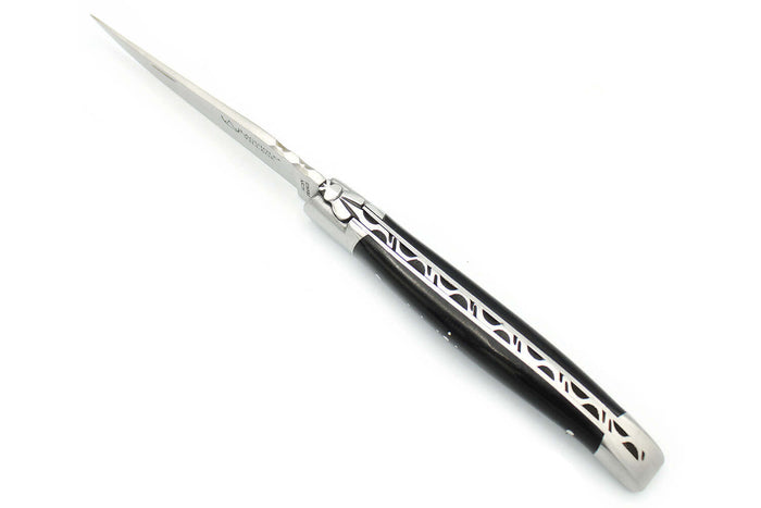 Couteau pliant Laguiole Village manche en corne 12cm avec mitre