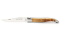 Couteau pliant Laguiole Village manche en genévrier 12cm avec mitre