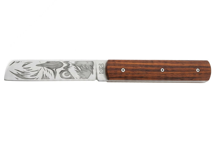 Couteau pliant Le Fidèle 20/20 en cocobolo 10,8cm lame décor aigle