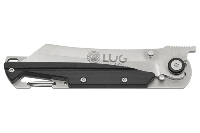 Couteau pliant LUG Higo LUSP3SHB manche en acier et G10 noir 11cm