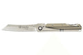 Couteau pliant LUG Higo LUSP3SHBD manche en acier et G10 désert et noir 11cm