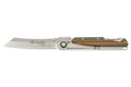 Couteau pliant LUG Higo LUSP3SHOK manche en acier et G10 kaki et orange 11cm