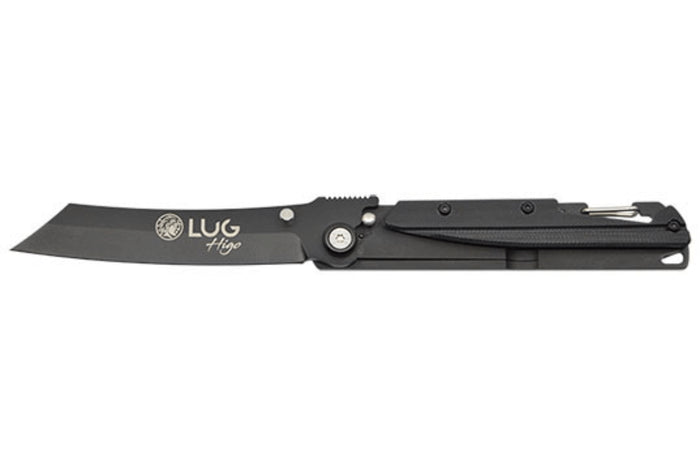 Couteau pliant LUG Higo Titanium LUSP3THB manche en acier et G10 noir 11cm