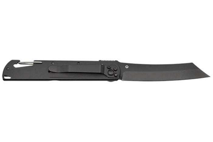 Couteau pliant LUG Higo Titanium LUSP3THBD manche en acier et G10 désert et noir 11cm