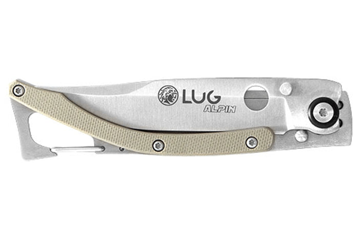 Couteau pliant Lug SP1SD Désert manche en G10 11cm avec clip