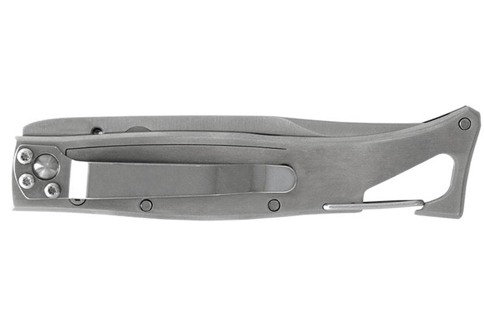 Couteau pliant Lug SP1SO orange manche en G10 et acier 11cm avec clip