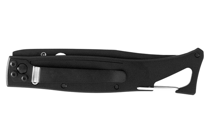 Couteau pliant Lug SP1TB noir mat manche en G10 et acier 11cm avec clip