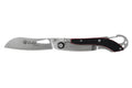 Couteau pliant LUG SP2SRB noir et rouge manche en G10 et acier 11,6cm avec mousqueton