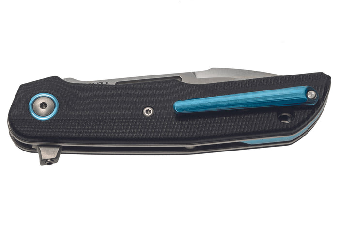 Couteau pliant MKM Clap By LionSteel MK.LS01GBK manche en G10 noir 11cm + étui
