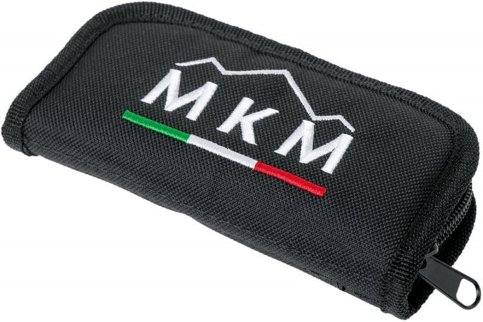 Couteau pliant MKM Raut By Viper MK.VP01CB manche en titanium/fibre de carbone noir 12cm + étui