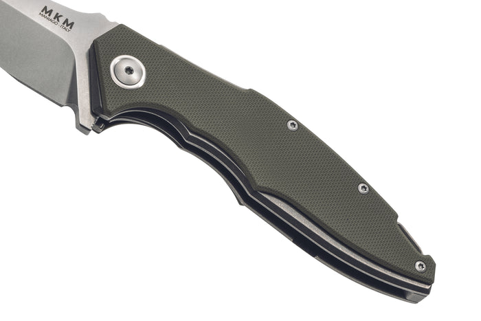 Couteau pliant MKM Raut By Viper MK.VP01GBGR manche en titanium/G10 vert 12cm + étui