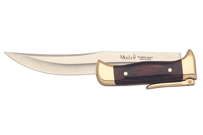Couteau pliant Muela 9235 lame en inox 20cm manche en stamina + étui en cuir