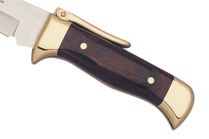 Couteau pliant Muela 9235 lame en inox 20cm manche en stamina + étui en cuir