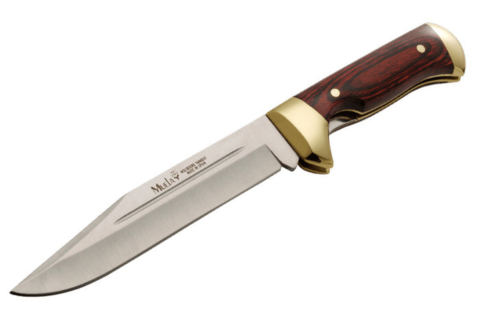 Couteau pliant Muela 9326 lame en inox 18cm manche en stamina + étui en cuir