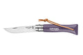 Couteau pliant Opinel Baroudeur Colorama n°06 lame 7cm manche charme violet gris